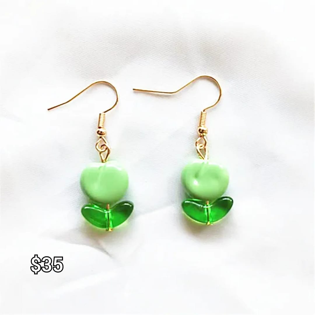 arete tulipan verde
