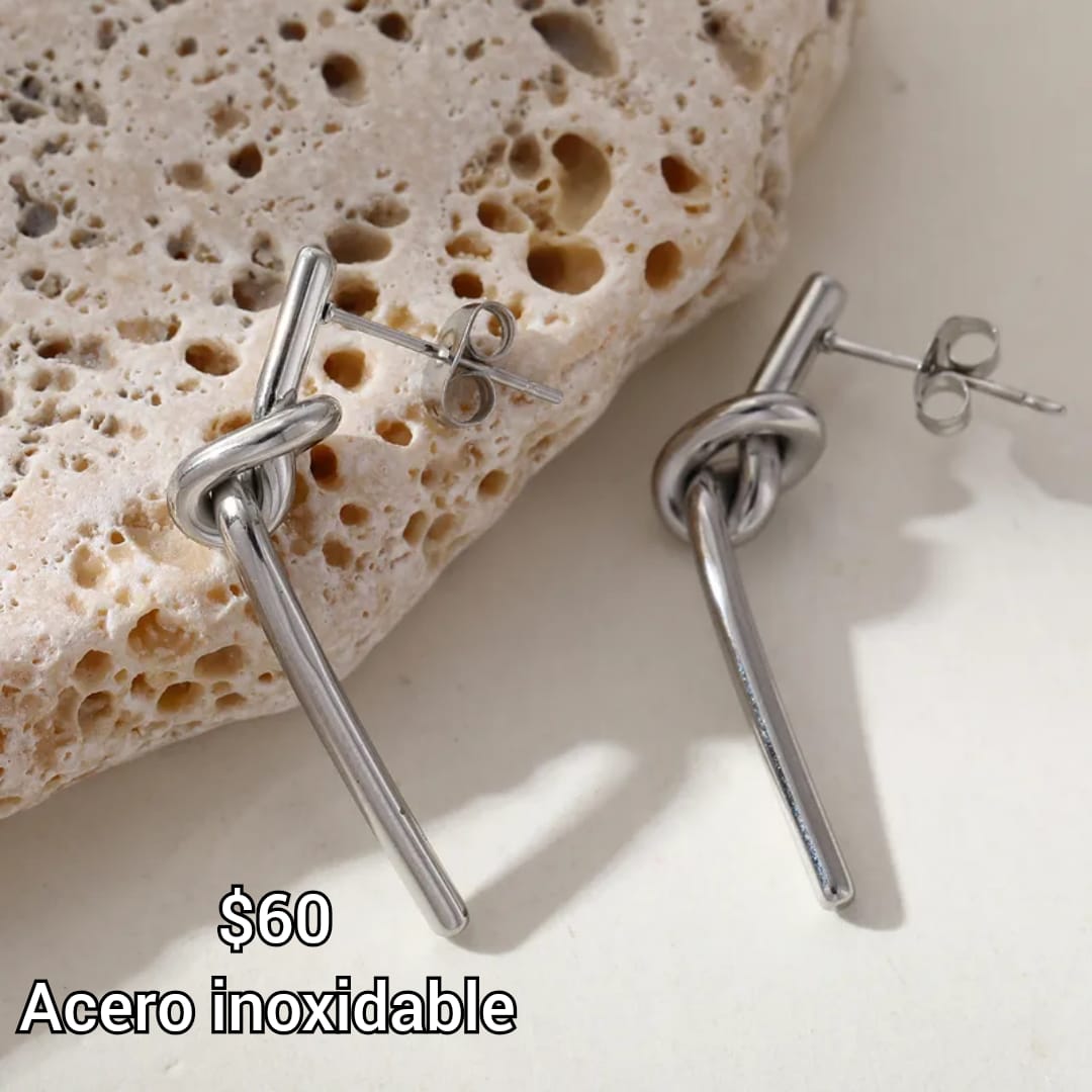 arete de nudo de acero inoxidable