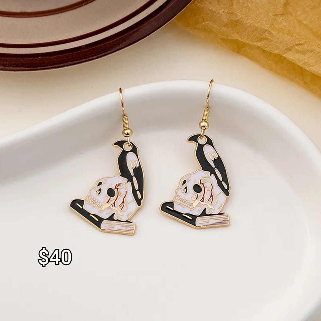 arete calavera con urraca