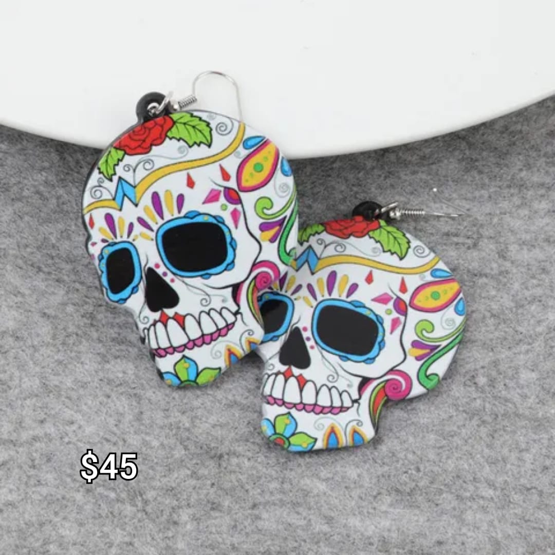 arete calavera mexicana