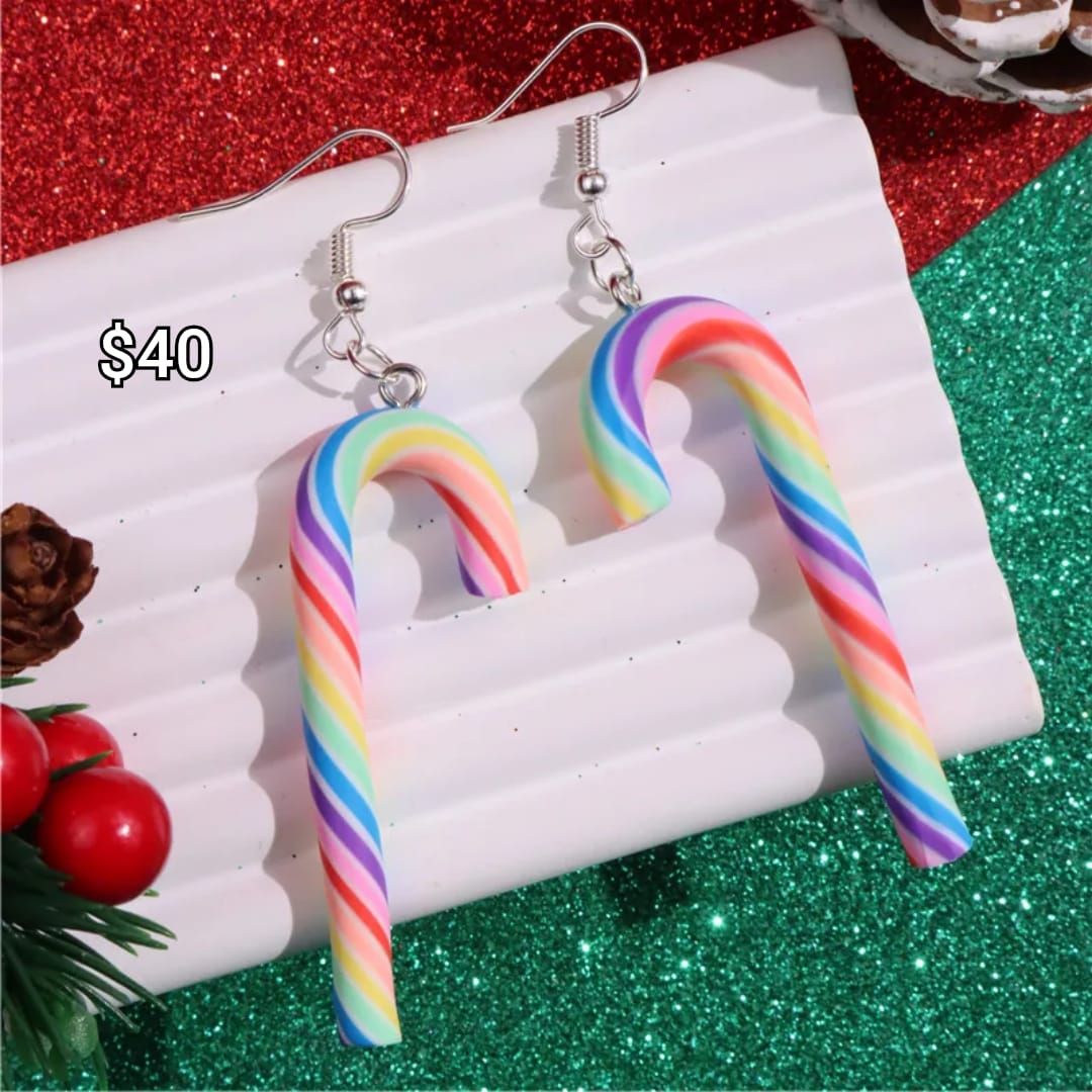 arete dulce de navidad