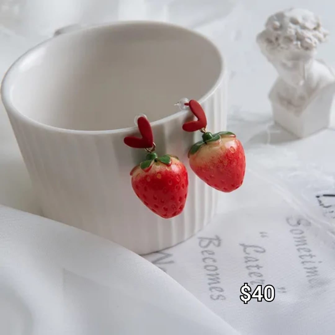 arete corazón fresa