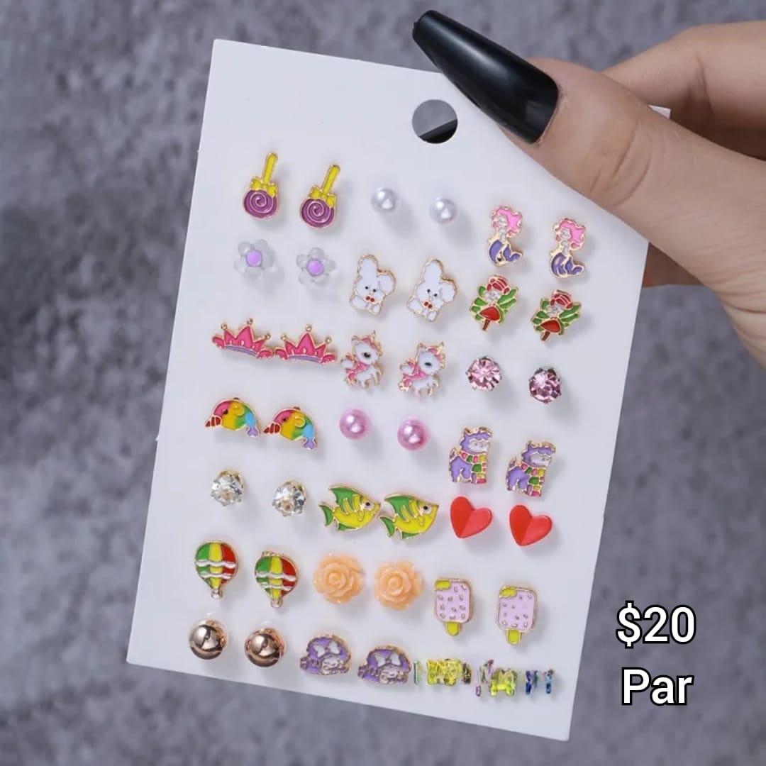 par de arete chiquito