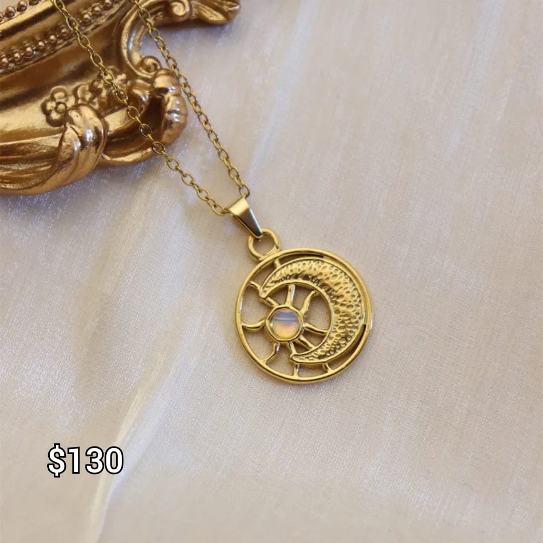 collar luna con sol 2d