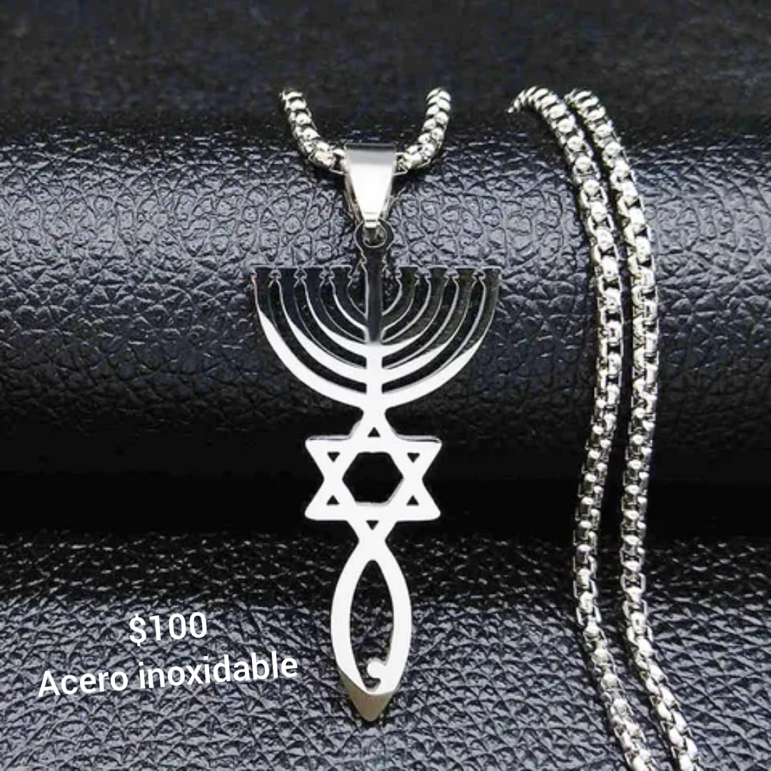 collar estrella acero inoxidable