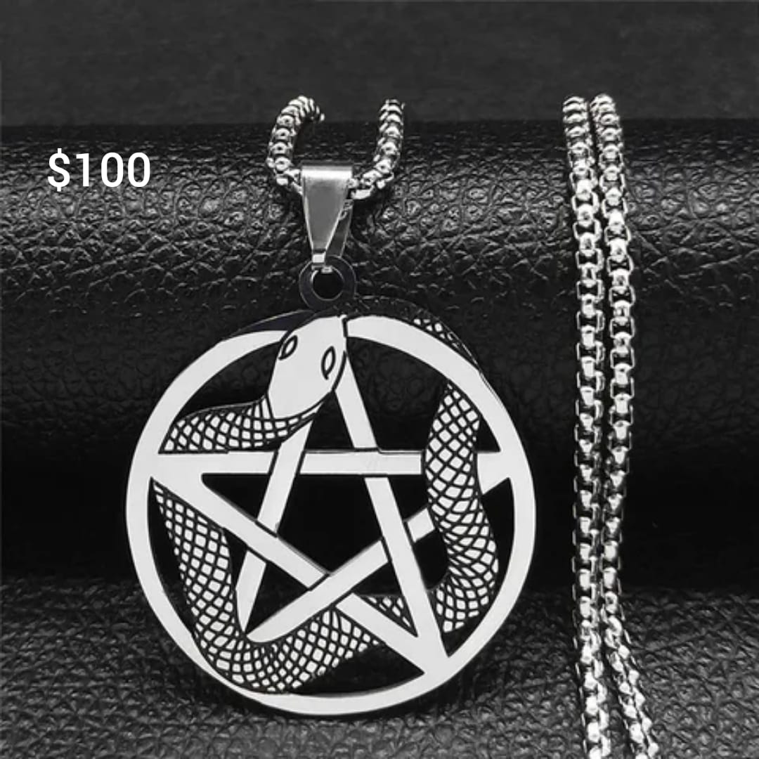 collar vibora estrella