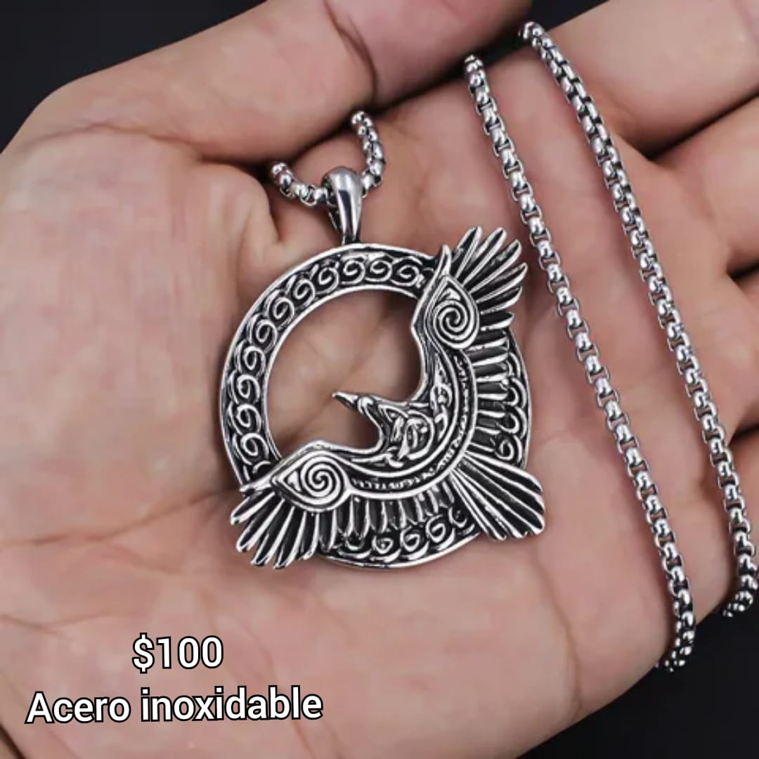 collar águila circular